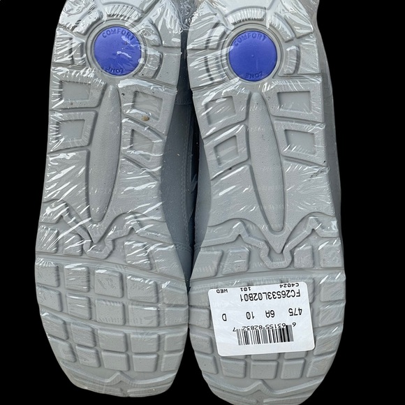 Omega Comfort Shoes Sneaker Gray 10 D Hook Loop men(NOT FOR SALE) - Picture 3 of 8